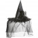 Cappello Strega Con Ragno E Tulle Costume Halloween PS 09051 Pelusciamo Store Marchirolo