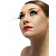 Accessori costume carnevale Ciglia Finte Nere Piume Rosse makeup | pelusciamo.com