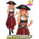 Costume per Carnevale Bimba Bambina Pirata bucaniere | pelusciamo.com