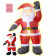 Babbo Natale Gonfiabile Luminoso, gigante 244 cm  interno, esterno  | pelusciamo.com