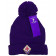 Berretto invernale con ponpon Fiorentina calcio 04513 cappello ufficiale pelusciamo store