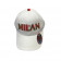 Cappello uomo Baseball A.C. Milan calcio Cappellino con visiera *02774 | pelusciamo.com
