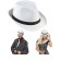 Cappello gangster bianco accessorio Costume Carnevale anni 20/30 *19801 Pelusciamo store