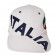 Cappellino Italia Adulto Bianco Con Visiera | Pelusciamo.com