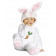Costume Carnevale coniglietto Bimbo, travestimento coniglio 05564 pelusciamo store
