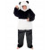 Costume carnevale Panda in Peluche travestimento animale 04839 pelusciamo store