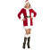 Costume Babbo Natale Donna , Cappotto Miss Babba PS 24835 Pelusciamo Store Marchirolo