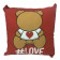 Cuscino orsetto Teddy Love ti amo regalo x san valentino 45x45 cm 04903 pelusciamo store