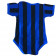 Body Neonato Nero Azzurro Manica Corta Abbigliamento Calcio PS 32768 pelusciamo store Marchirolo (va) Tel 0332 997041