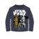 Maglietta Manica Lunga Bambino Star Wars Maglia Guerre stellari | pelusciamo.com
