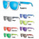 Occhiali da sole Zippo Modello Wayfarer con lente a specchio | pelusciamo.com