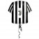 Palloncino SuperShape Foil  T-Shirt Juventus JJ  | pelusciamo.com