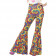 Pantaloni A Zampa D' Elefante Costume Carnevale Hippie PS 08044 Figli dei Fiori Pelusciamo Store Marchirolo
