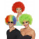 Accessorio Costume Carnevale Parrucca Clown Afro Smiffys