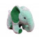 Peluche elefante verde acqua lunghezza 26 cm | Pelusciamo.com