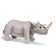 Peluche Rinoceronte 12x19x8 Cm Peluches Hansa PS 07656 pelusciamo store
