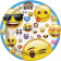 Piatti Carta Piccoli  Emoji 17 cm ,  Festa Compleanno Emoticon | pelusciamo.com