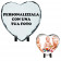 Cornice Pietra Ardesia A Cuore Personalizzabile 20x20 cm Gadget Personalizzata | Pelusciamo.com