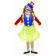 Costume Carnevale bambina clown fiorella *05277 pagliaccio pelusciamo store