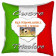 Cuscino Tifoso Cuore tricolore 40x40 cm Personalizzabile Foto o Frasi PS 10354 Gadget Personalizzato Pelusciamo Store Marchirolo